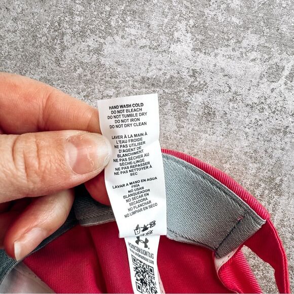 Under Armour Pink Baseball Cap NWT One Size - Picture 3 of 5